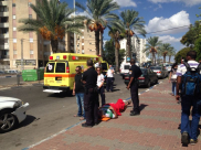 بالصور: إصابة شخصين بحادث طرق متسلسل في شارع ايلات بمدينة اللد 